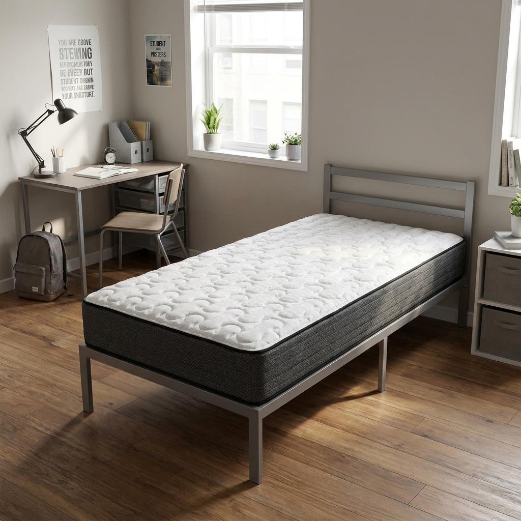 746935 10 in. Twin Extra Large Foam Firm Hybrid Mattress