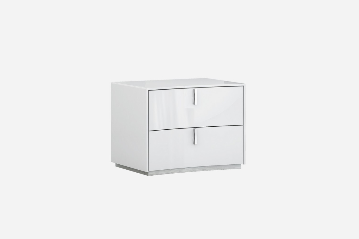 White Nightstand - 22 x 18 x 18 in.