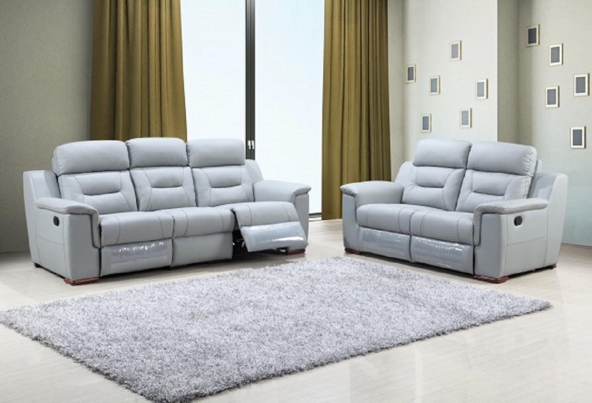 Gray Sofa Loveseat - 157 x 82 x 82 in.