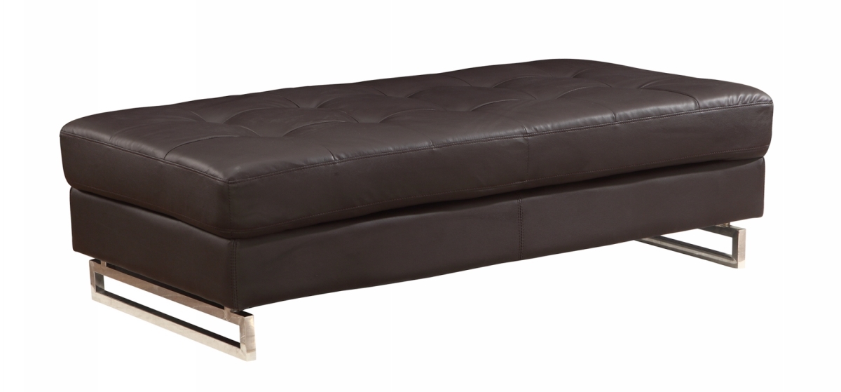 Brown Ottoman - 63 x 32 x 19 in.