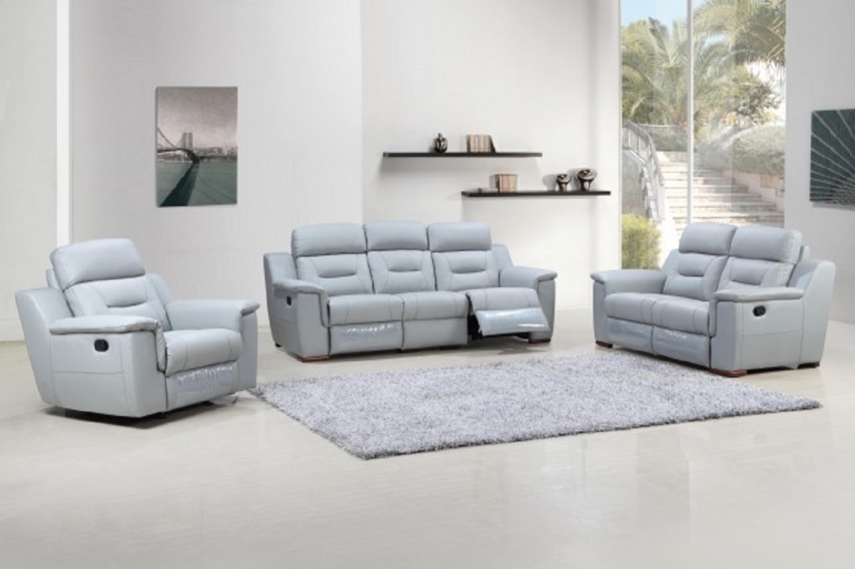 Gray Sofa Set, 3 Piece - 200 x 123 x 123 in.