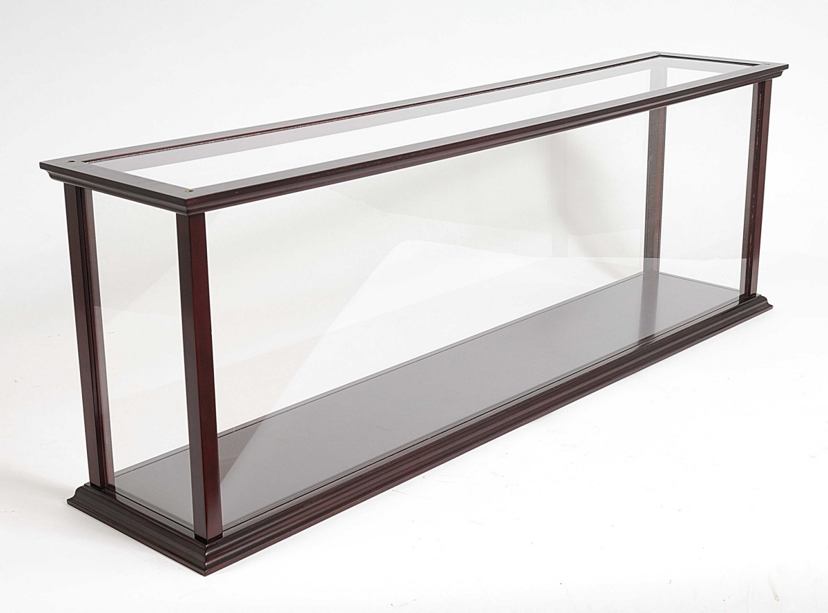 Wooden Medium Display Case for Cruise Liner - 9.5 x 38.5 x 16 in.