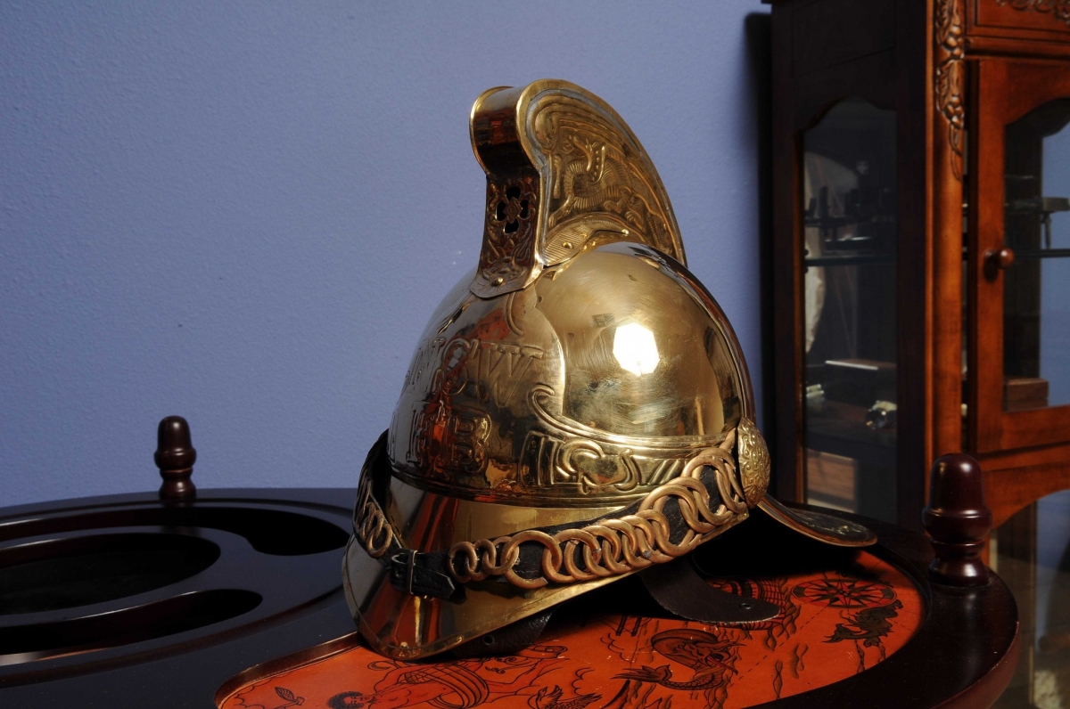 Fireman Helmet, Multi Color - 10 x 12 x 11 in.