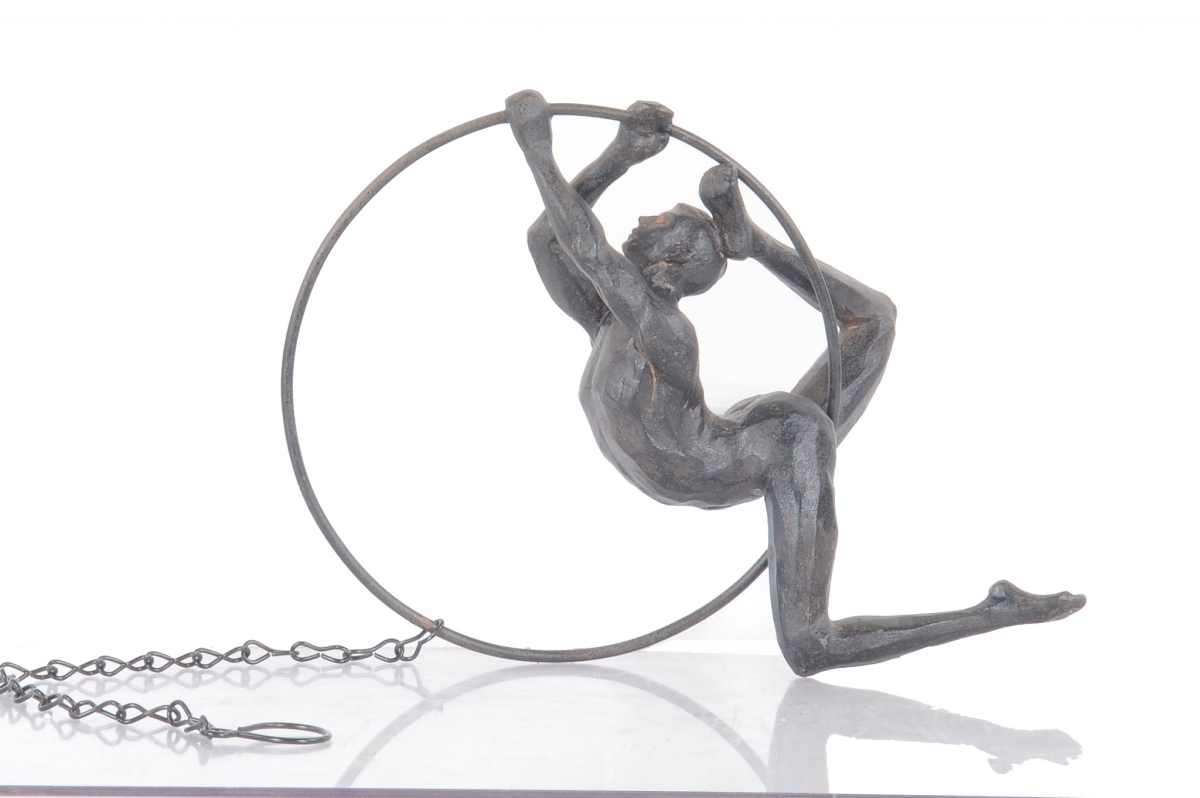 Multi Color Rings Man Decorative Decor - 2.5 x 7 x 22 in.