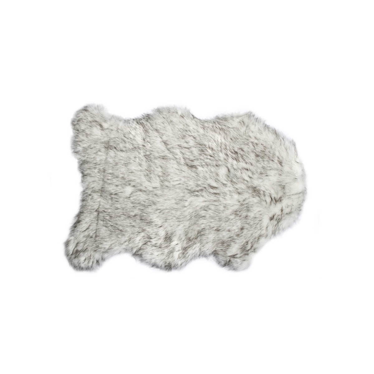 2 x 3 ft. Gordon Faux Sheepskin Rug - Gradient Grey