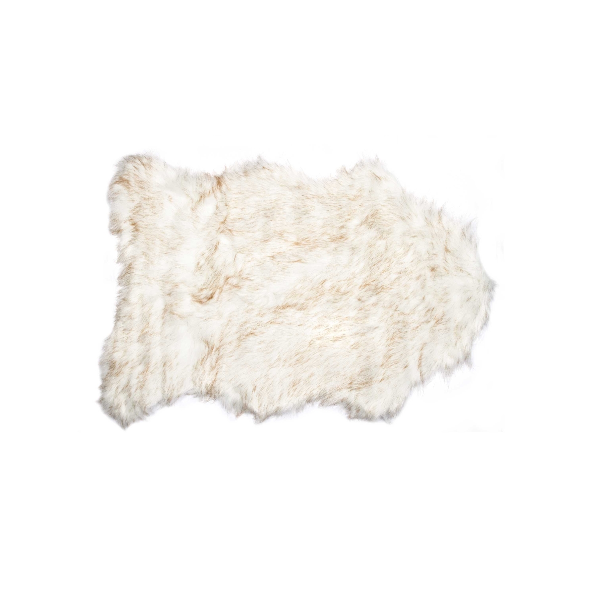 2 x 3 ft. Gordon Faux Sheepskin Rug - Gradient Tan