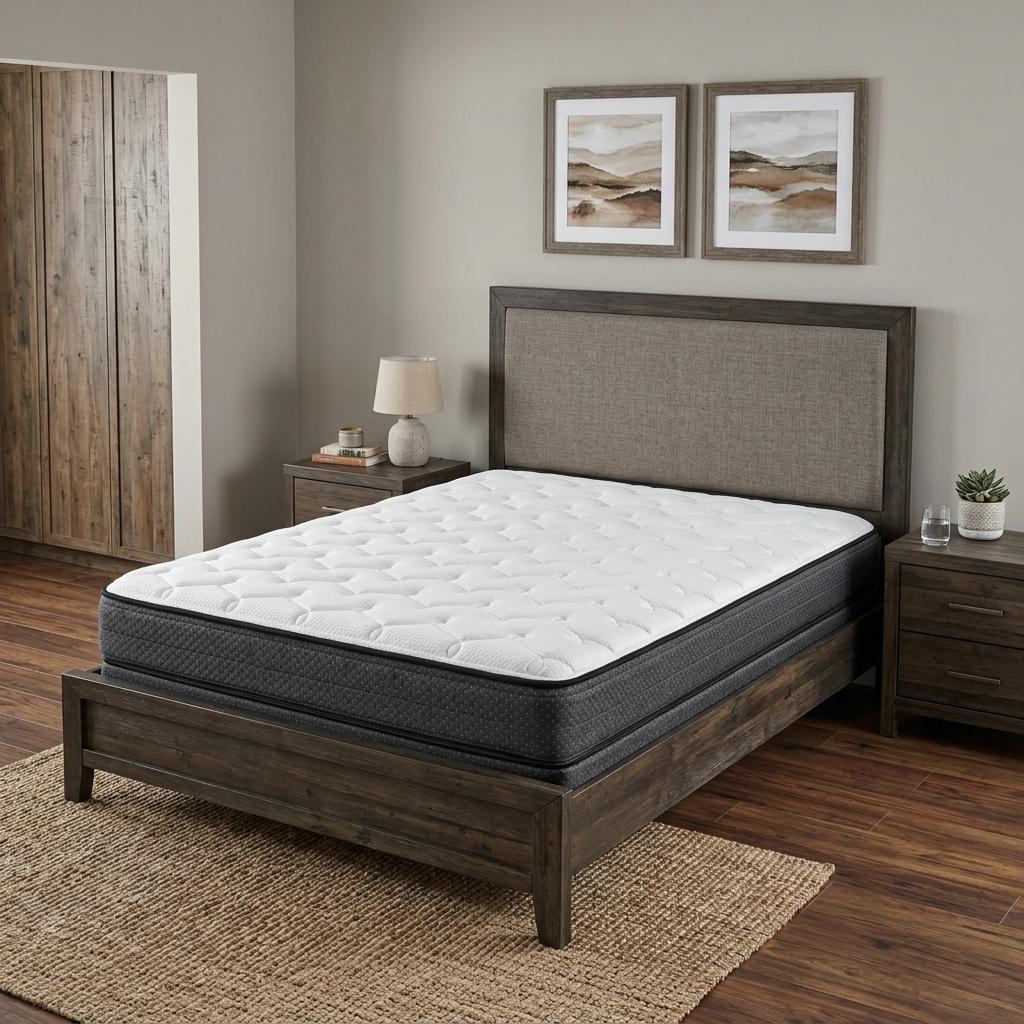 746795 7 in. Queen Size Foam Plush Foam Mattress