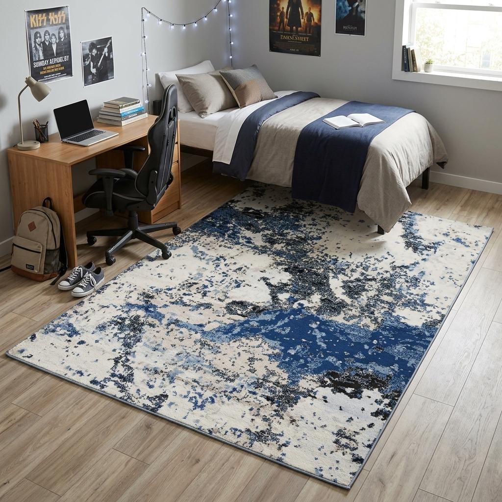 747888 5 x 7 ft. Multi Color Abstract Rectangle Area Rug