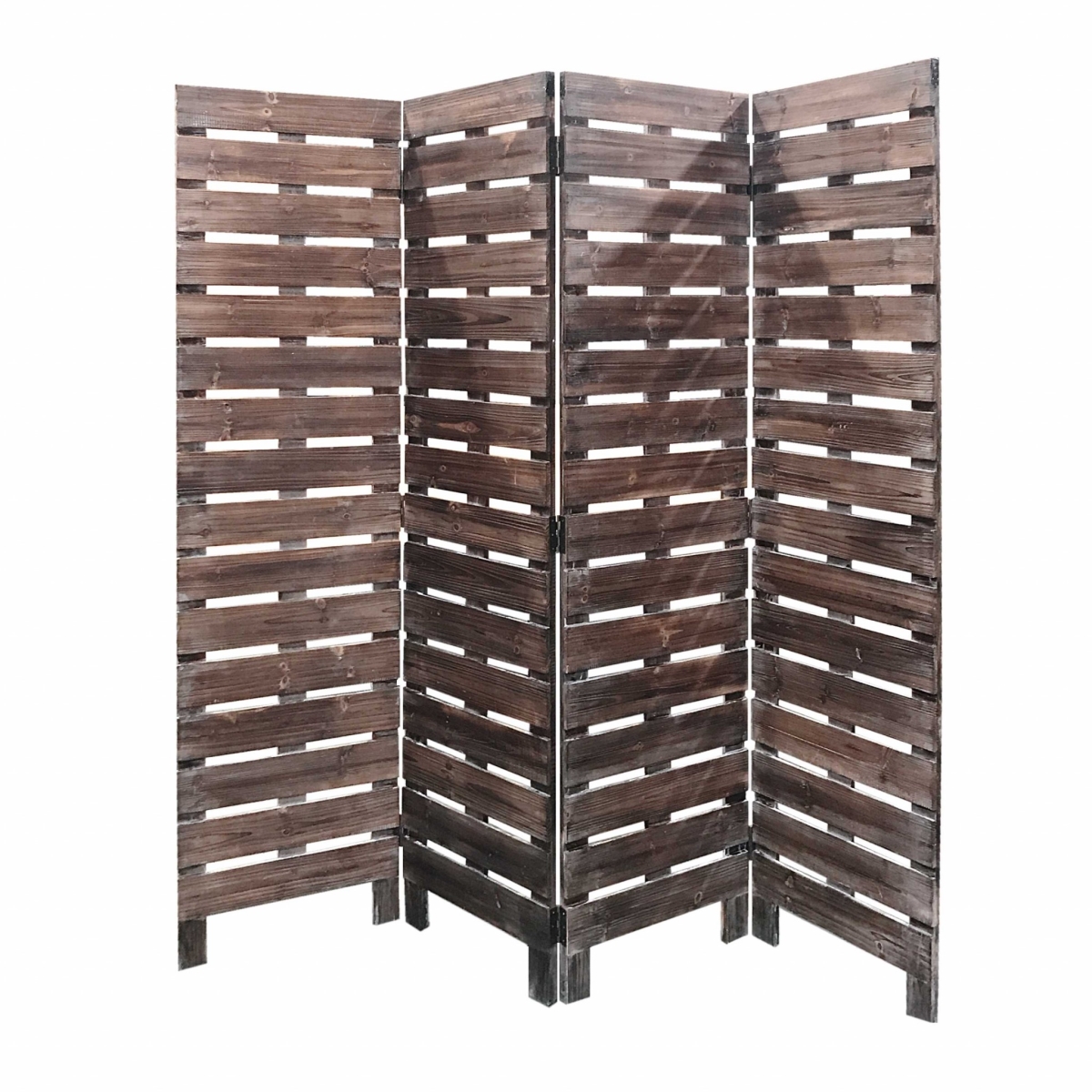 379903 4 Panel Silver Room Divider