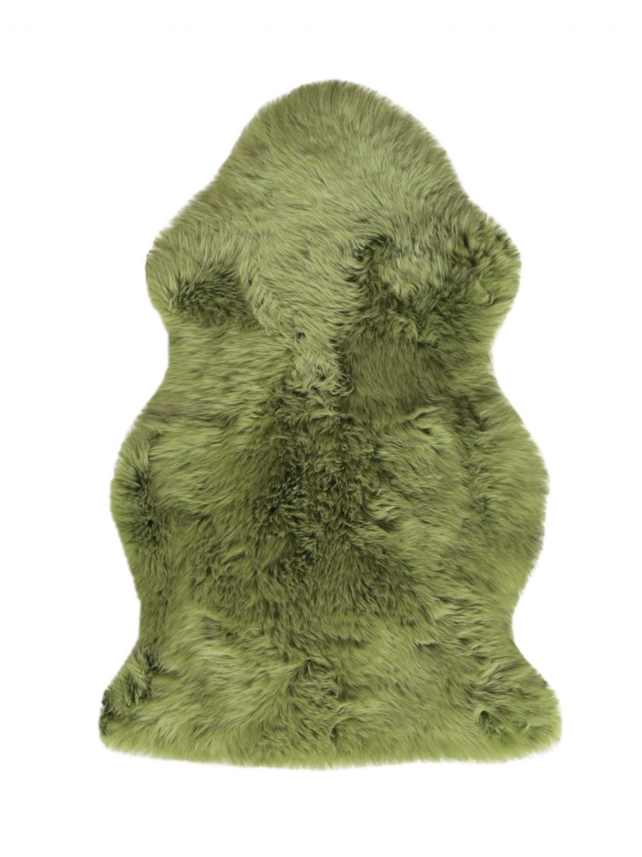 Picture of HomeRoots 376936 Lime New Zealand Natural Shearling Sheepskin Rug