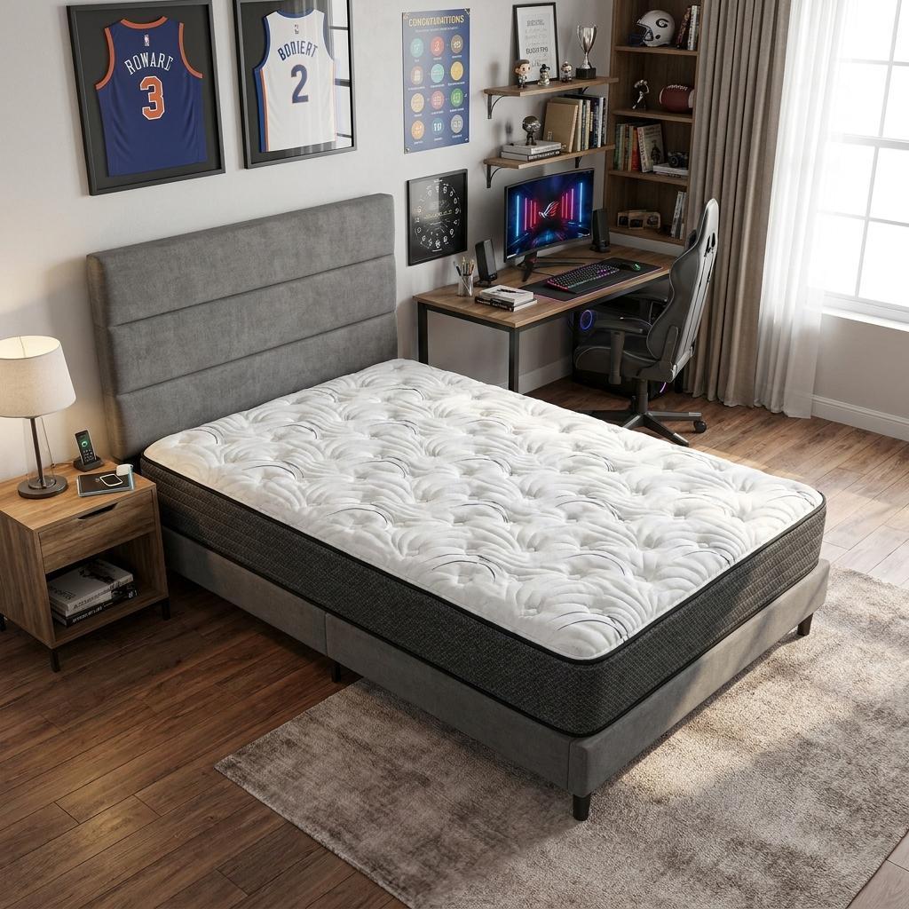 746858 11 in. Twin Size Foam Medium Hybrid Mattress