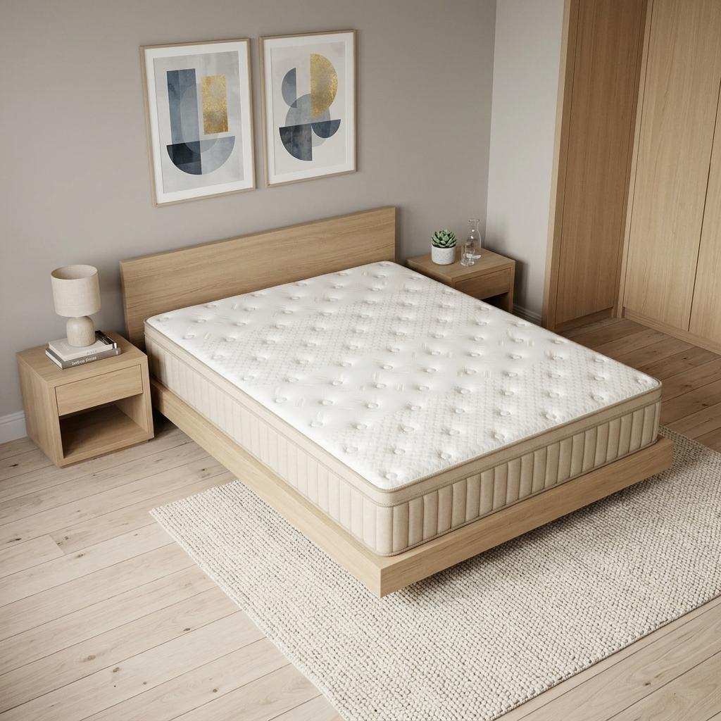 745420 12 in. Queen Size Gel Memory Foam Hybrid Mattress