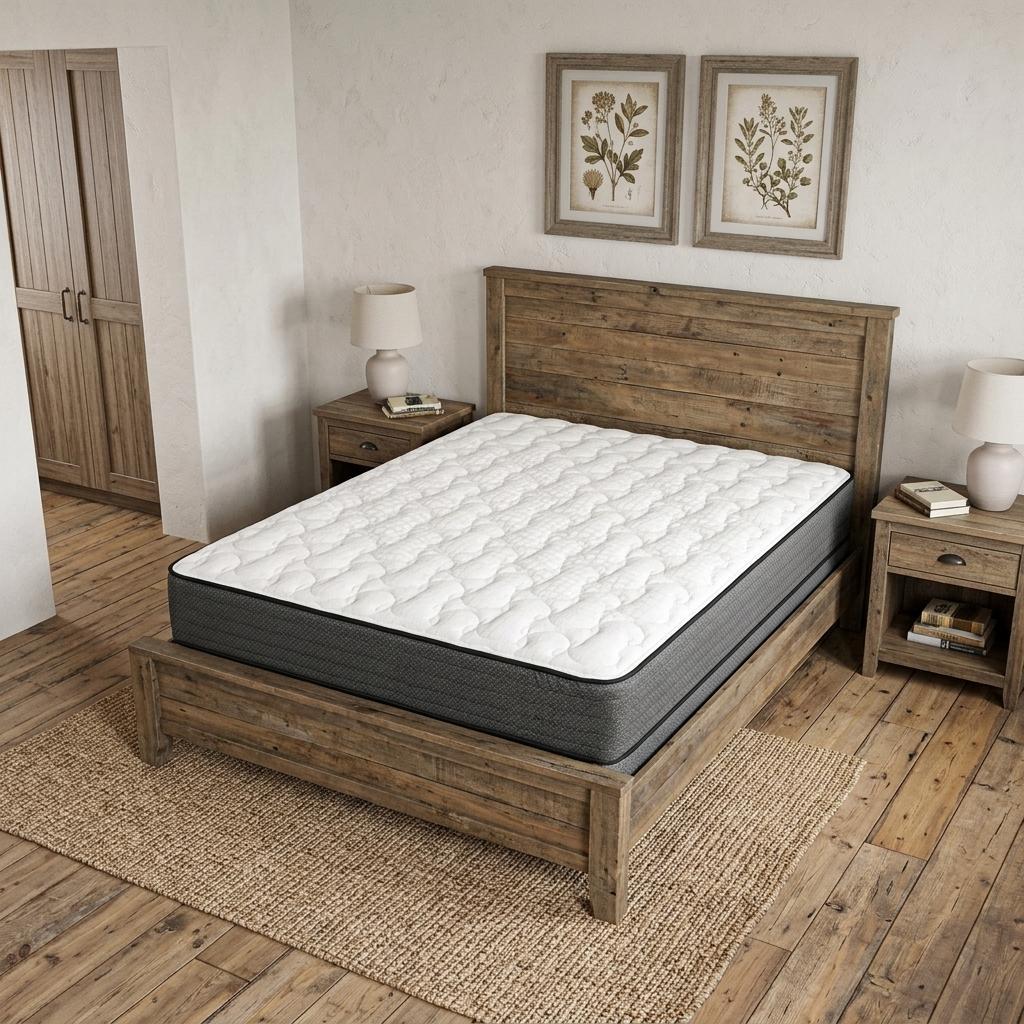 746954 10 in. California King Size Foam Medium Hybrid Mattress
