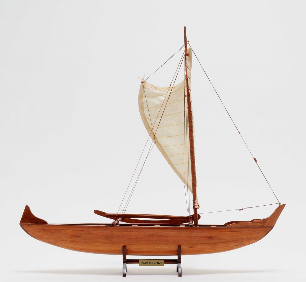 10 x 25.25 x 24 in. Hawaiian Canoe