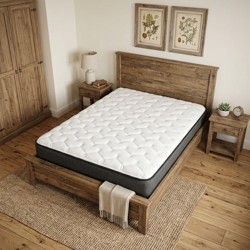 746797 7 in. California King Size Foam Plush Foam Mattress