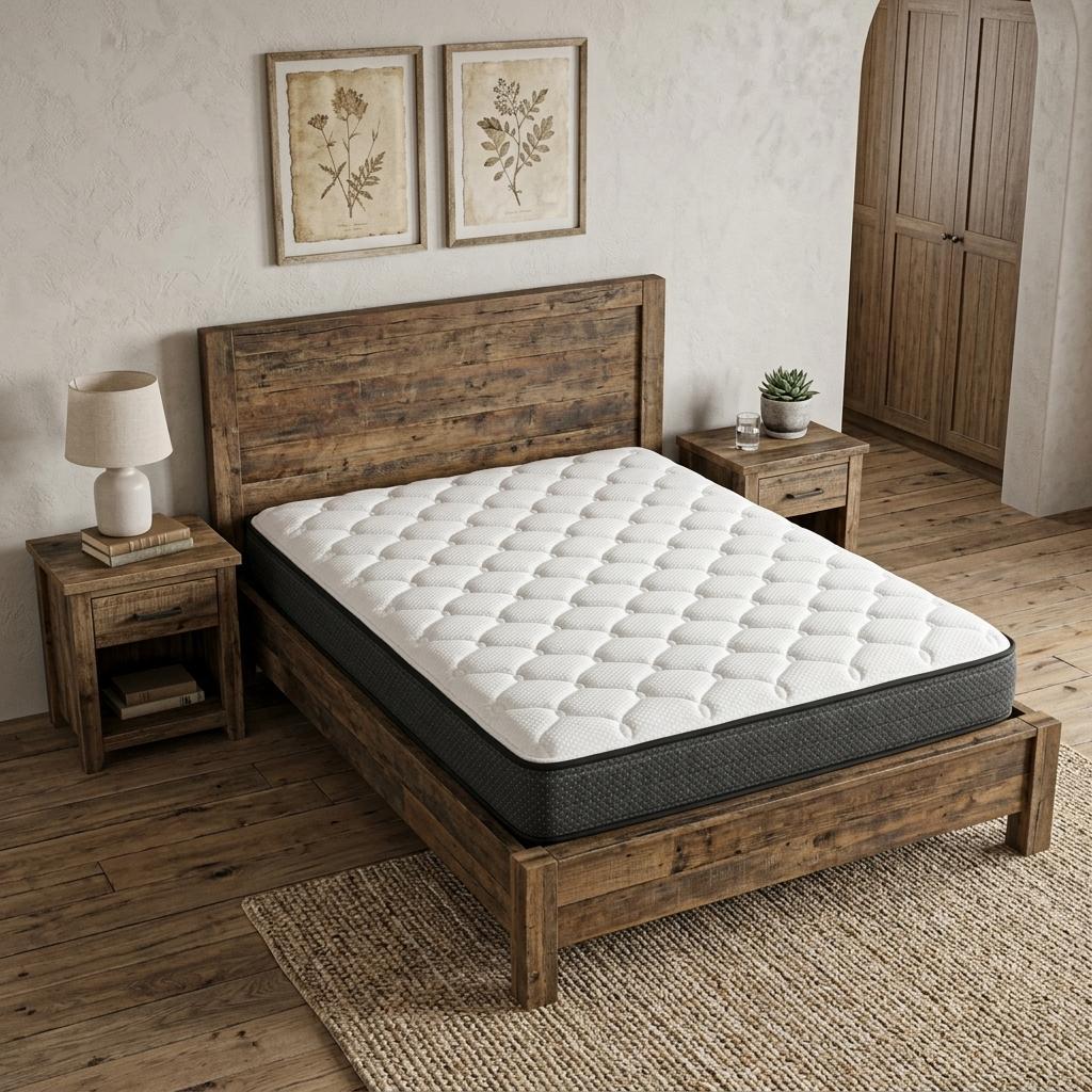 746794 7 in. Split California King Size Foam Plush Foam Mattress