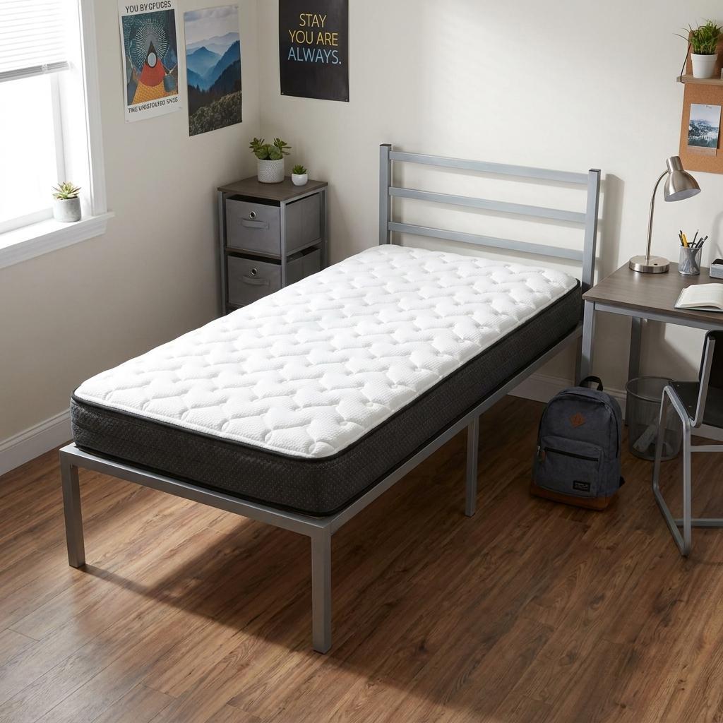 746792 7 in. Twin Extra Large Foam Plush Foam Mattress