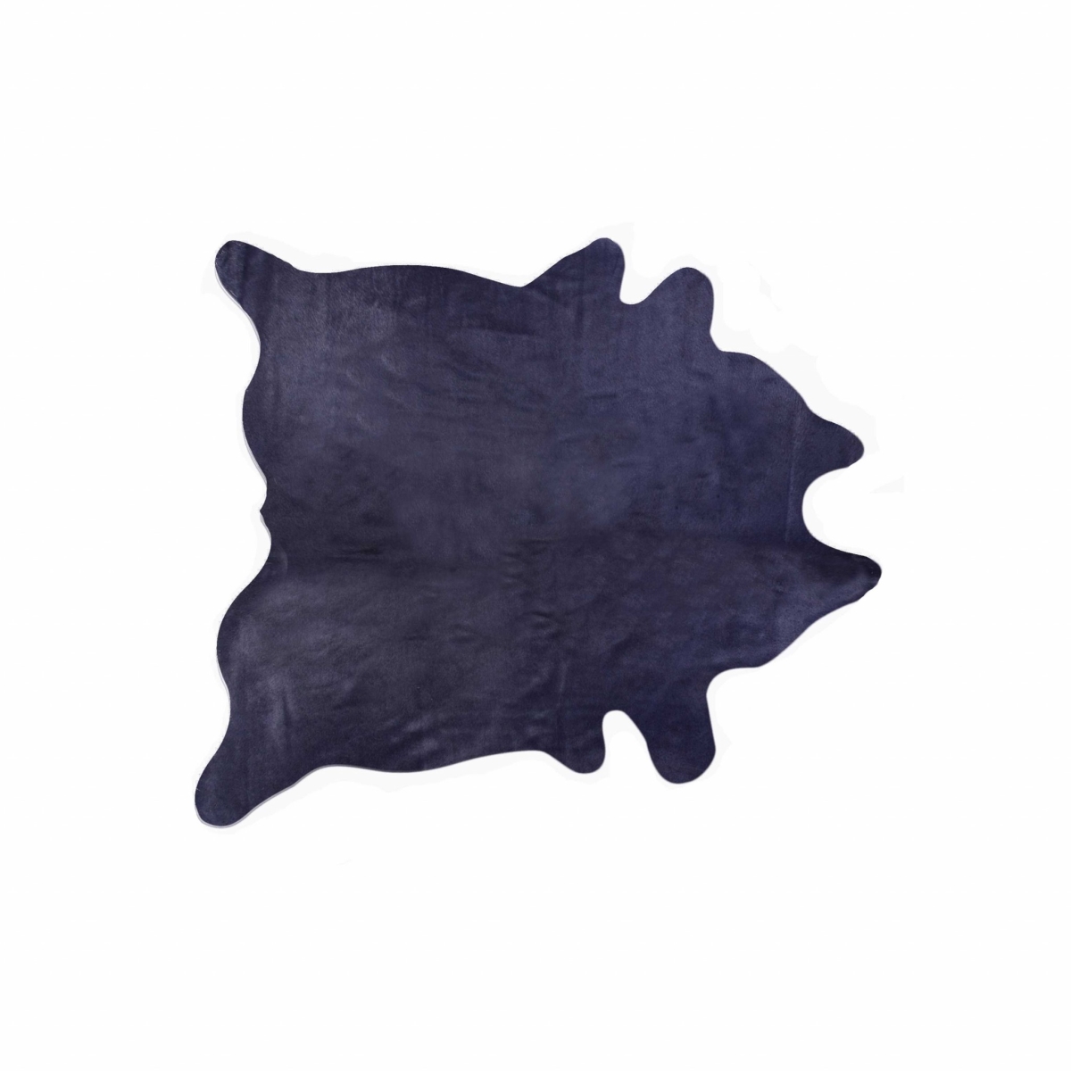 357554 5 x 7 in. Navy Modern Cowhide Contemporary Area Rugs