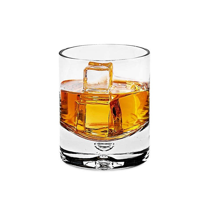 Picture of HomeRoots 375903 12 oz Old Fashioned Lead Free Crystal Scotch Glass&#44; Clear - 4 Piece
