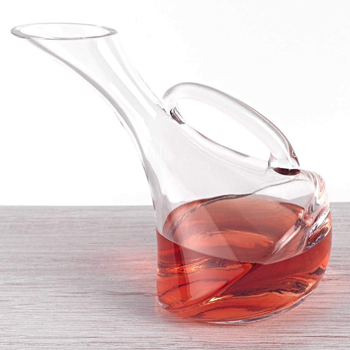 Picture of HomeRoots 375895 32 oz 32 oz Mouth Blown Glass Wine Carafe