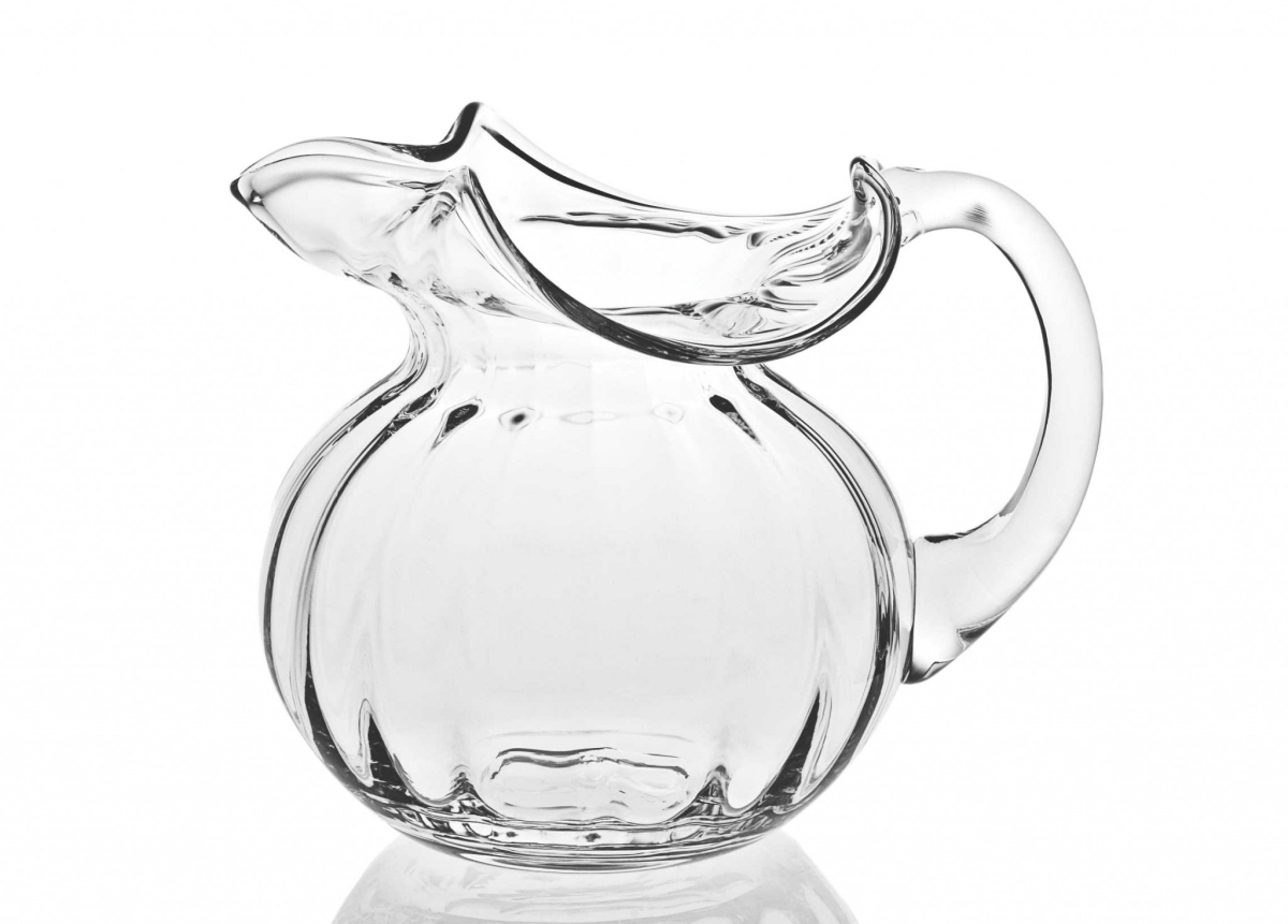 Picture of HomeRoots 375892 42 oz 42 oz Mouth Blown Glass Pitcher