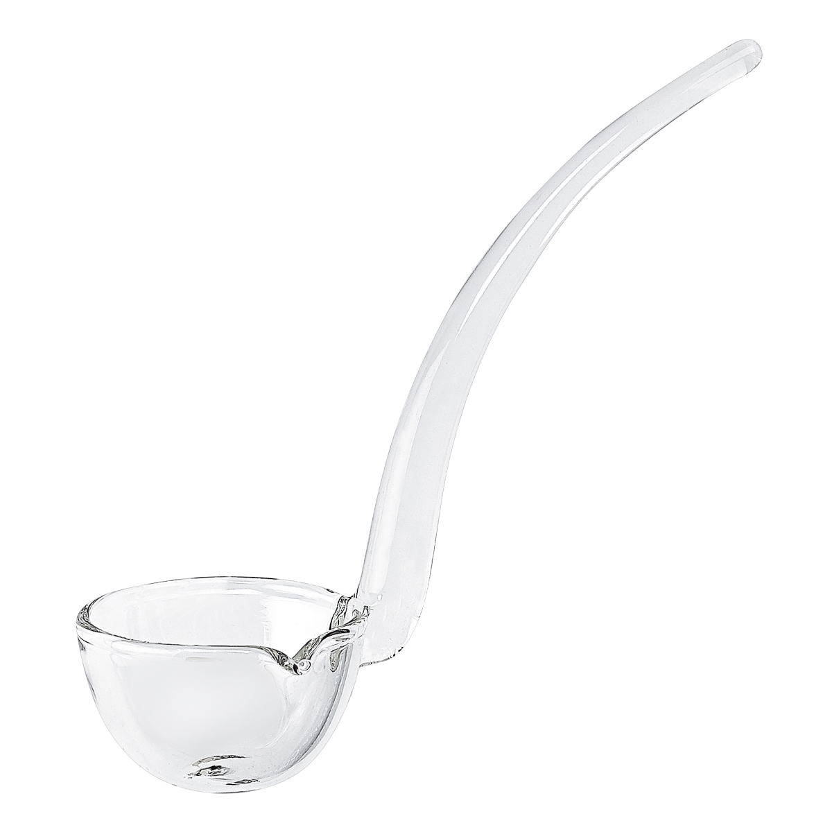 Picture of HomeRoots 376147 6 in. Mouth Blown Crystal Gravy Dressing & Sauce Ladle, Clear