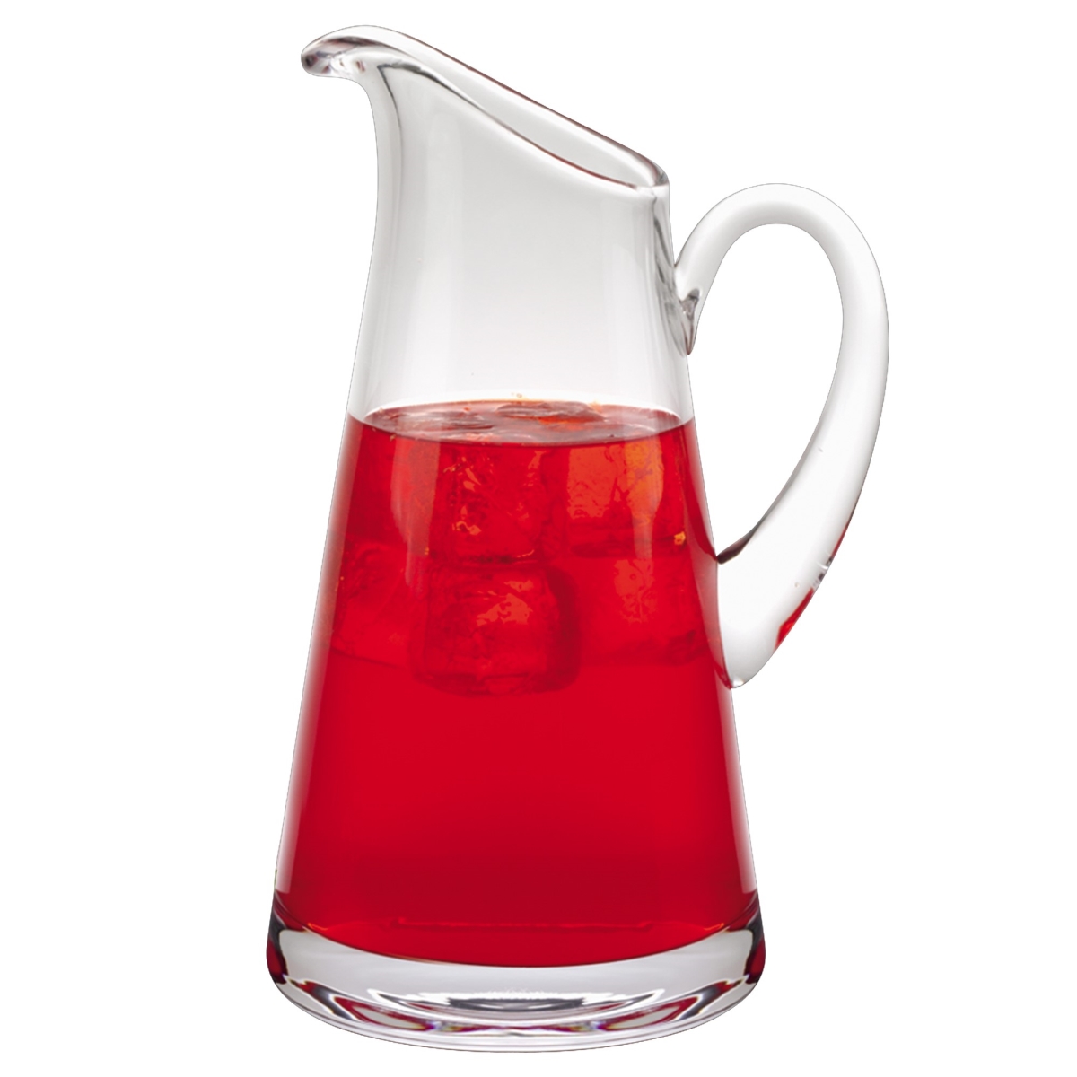 Picture of HomeRoots 375818 54 oz 54 oz Mouth Blown Crystal European Made Lead Free Crystal Pitcher
