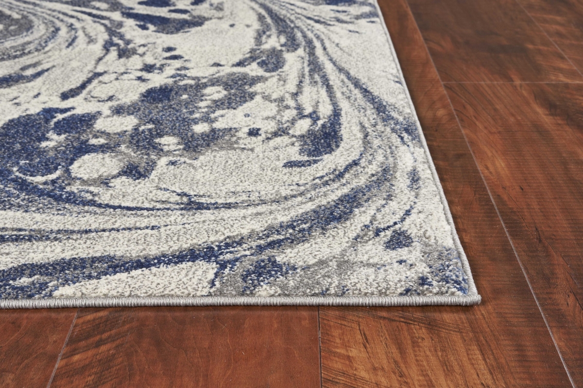 39 x 59 in. Grey Polypropylene Rug