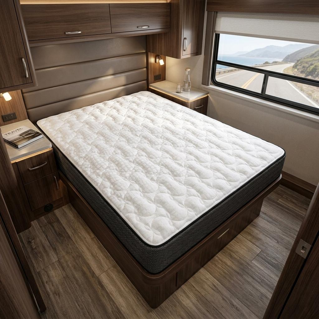 746952 10 in. Short King Size Foam Medium Hybrid Mattress - 72 x 75 in.
