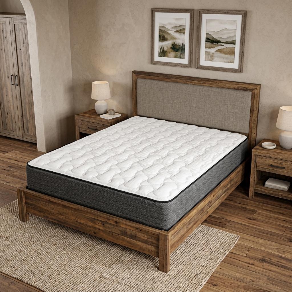 746938 10 in. Queen Size Foam Firm Hybrid Mattress
