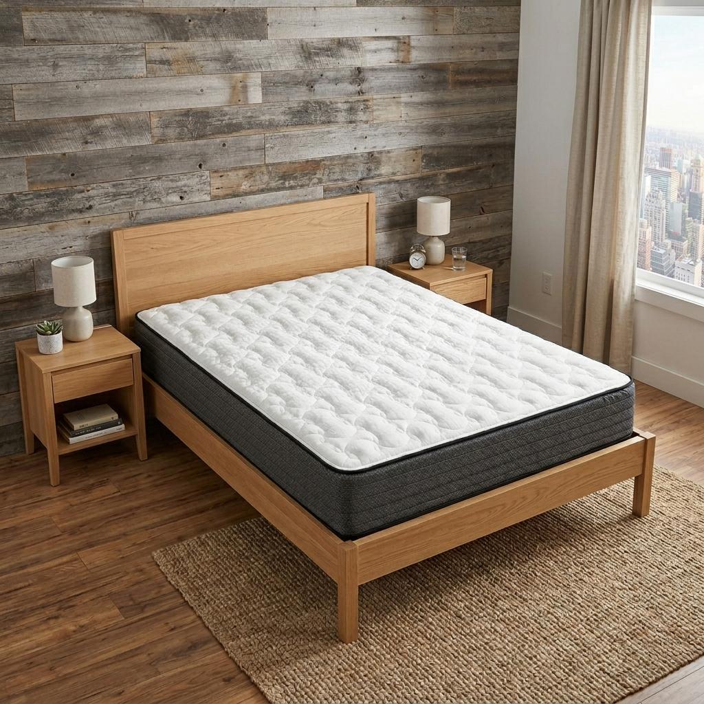746946 10 in. Full Size Double Foam Medium Hybrid Mattress