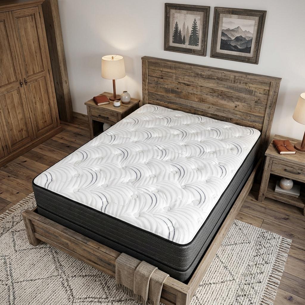 746860 11 in. Full Size Double Foam Medium Hybrid Mattress