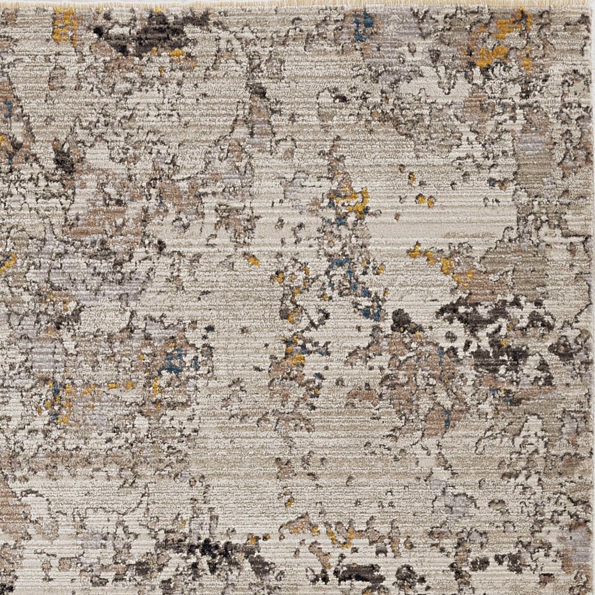 47 x 65 in. Silver Polyester Rug