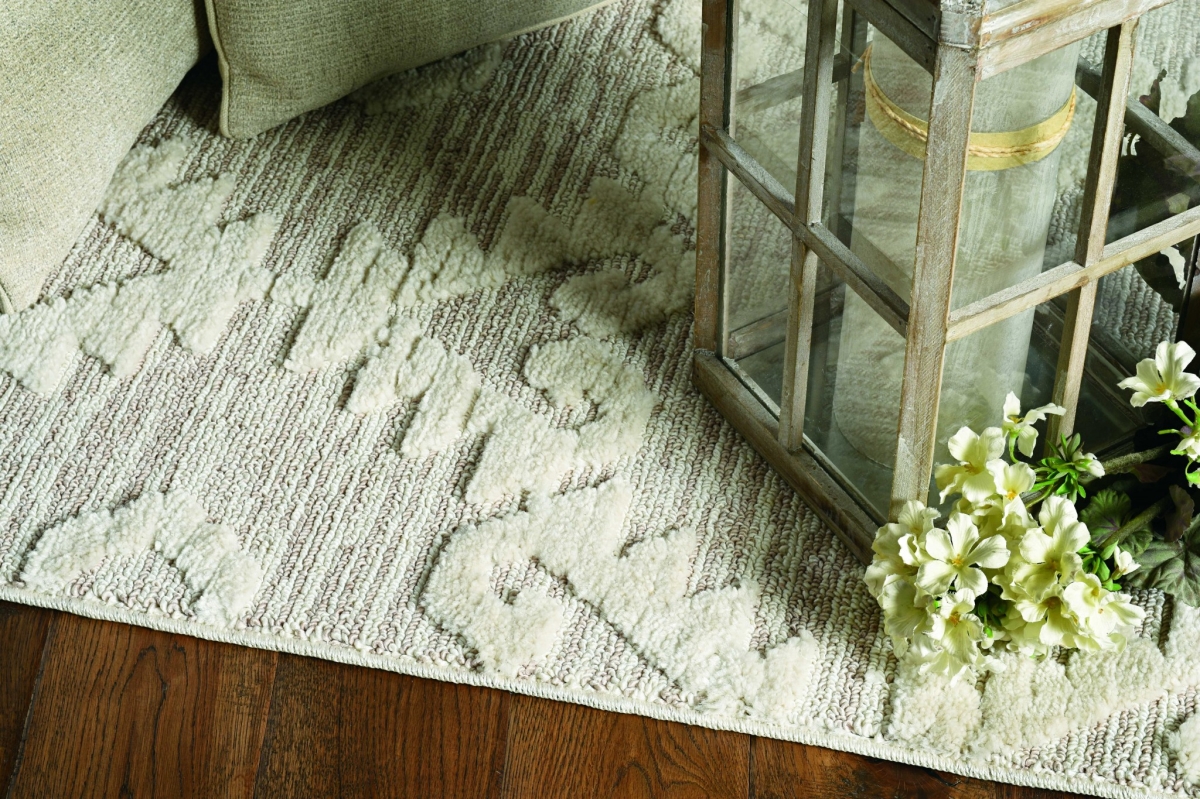 26 x 90 in. Ivory Beige Polyester Rug