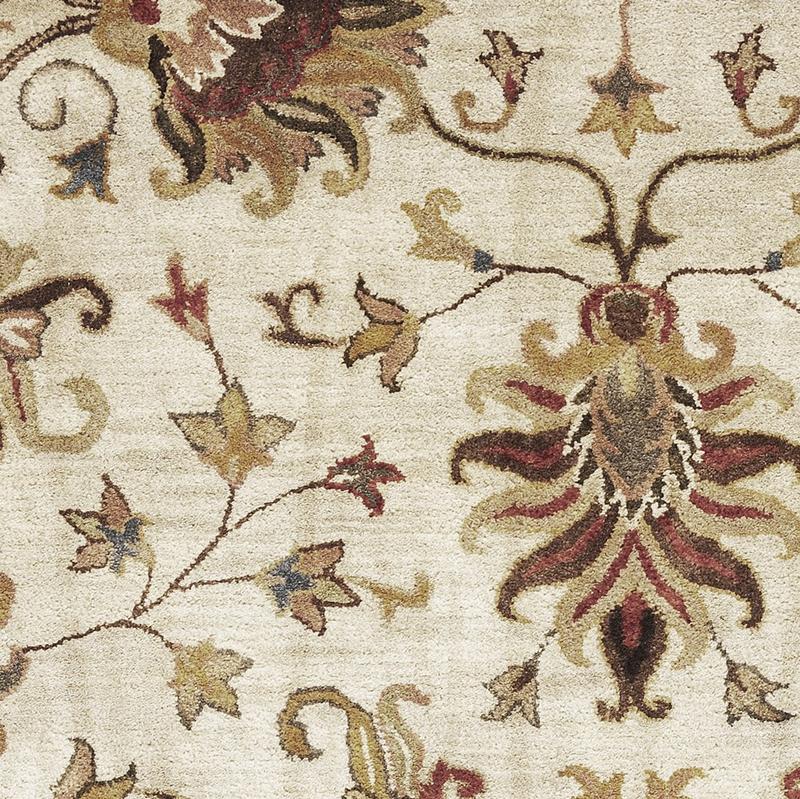 375533 108 x 156 in. Champagne Wool Rug