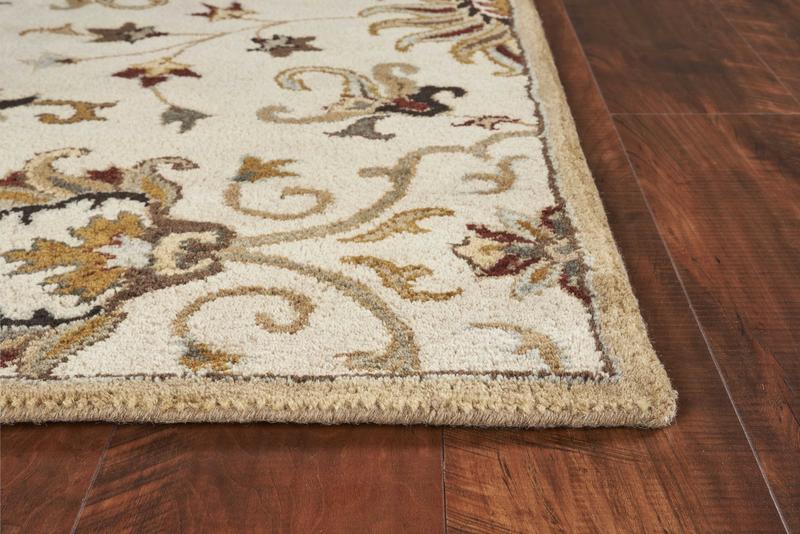 60 x 96 in. Champagne Wool Rug