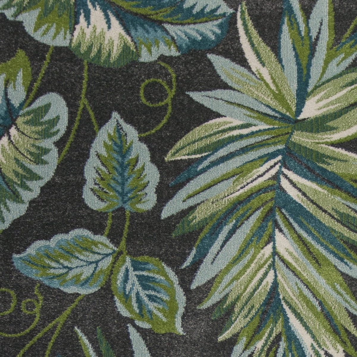 63 x 91 in. Grey Polypropylene Rug