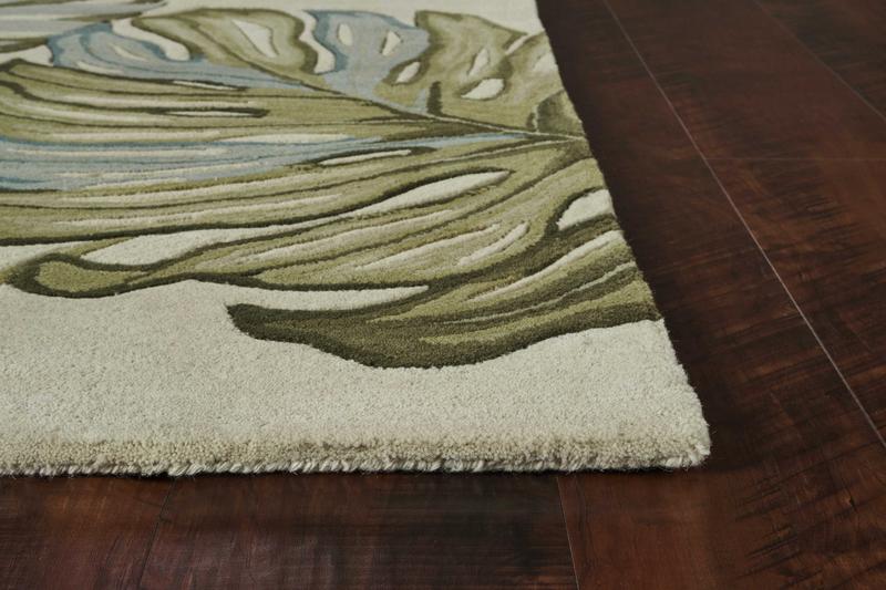 66 x 66 in. Ivory Wool Rug