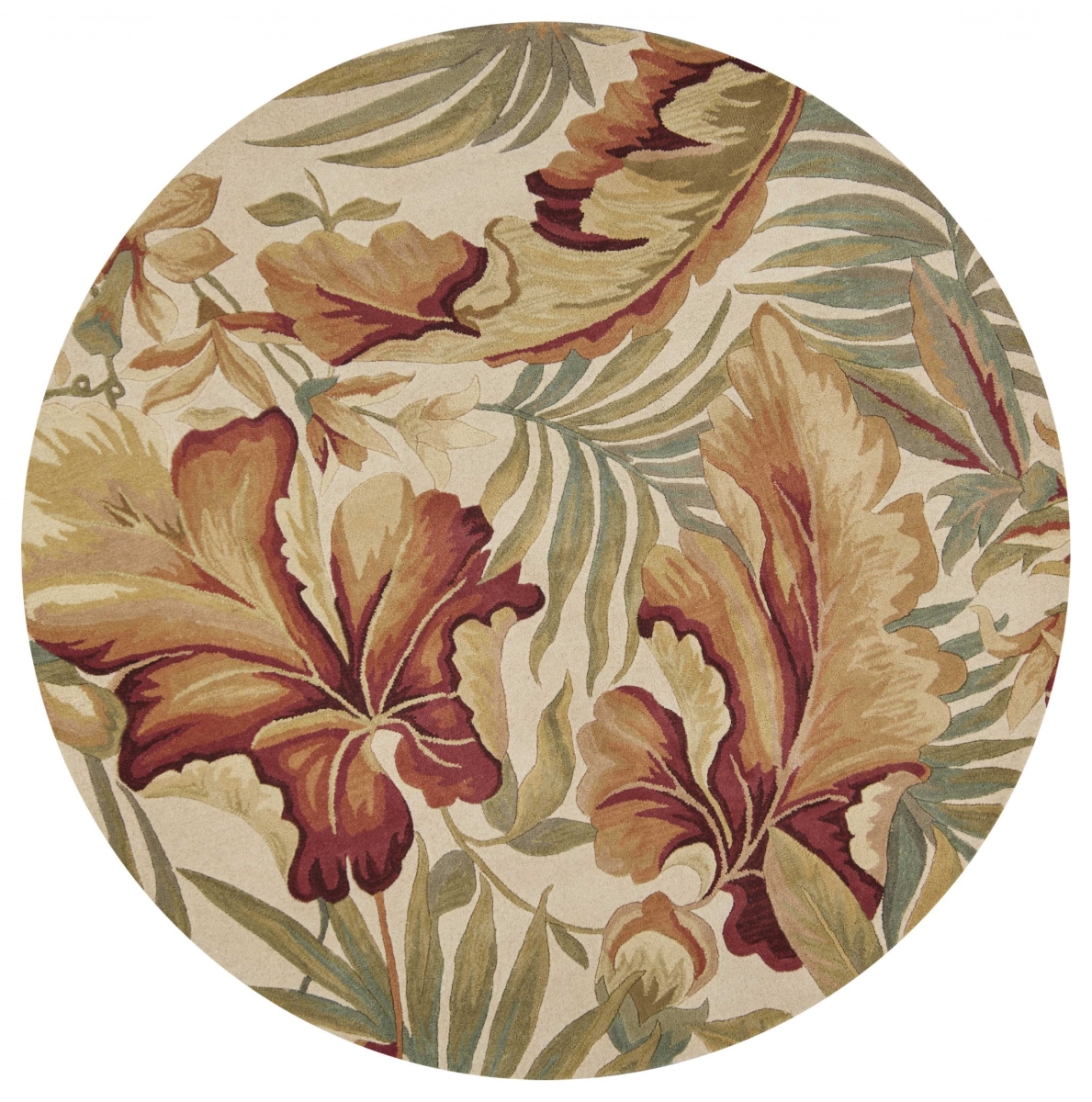 375479 30 x 120 in. Wool Rug, Ivory