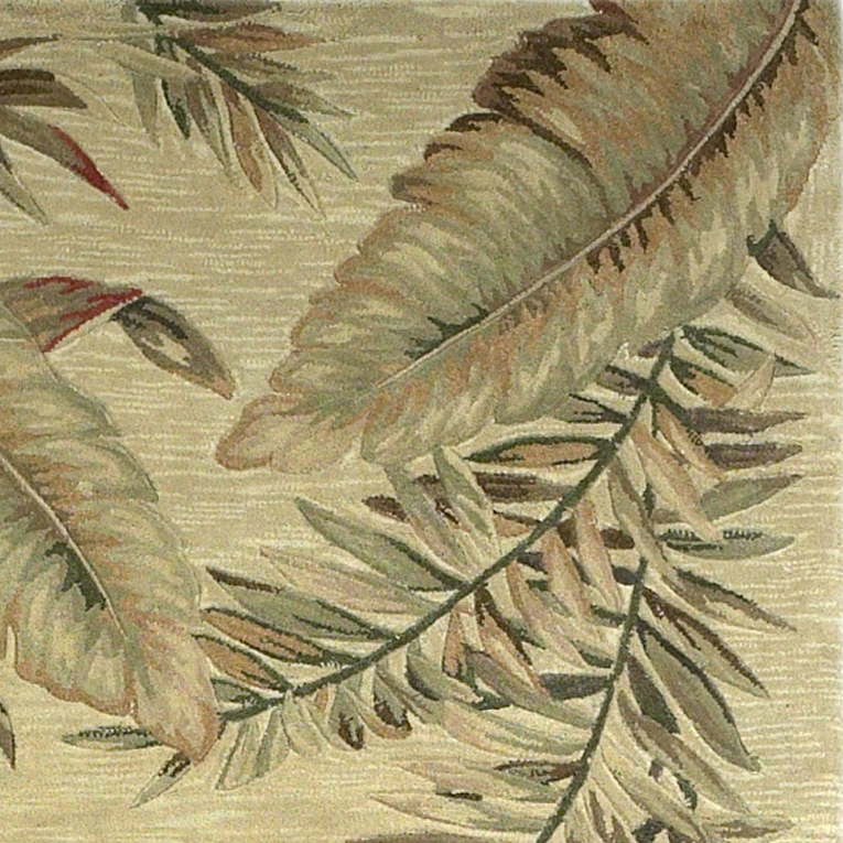 66 x 66 in. Ivory Wool Rug