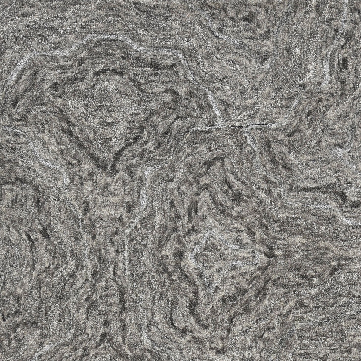 39 x 63 in. Grey Wool or Viscose Rug
