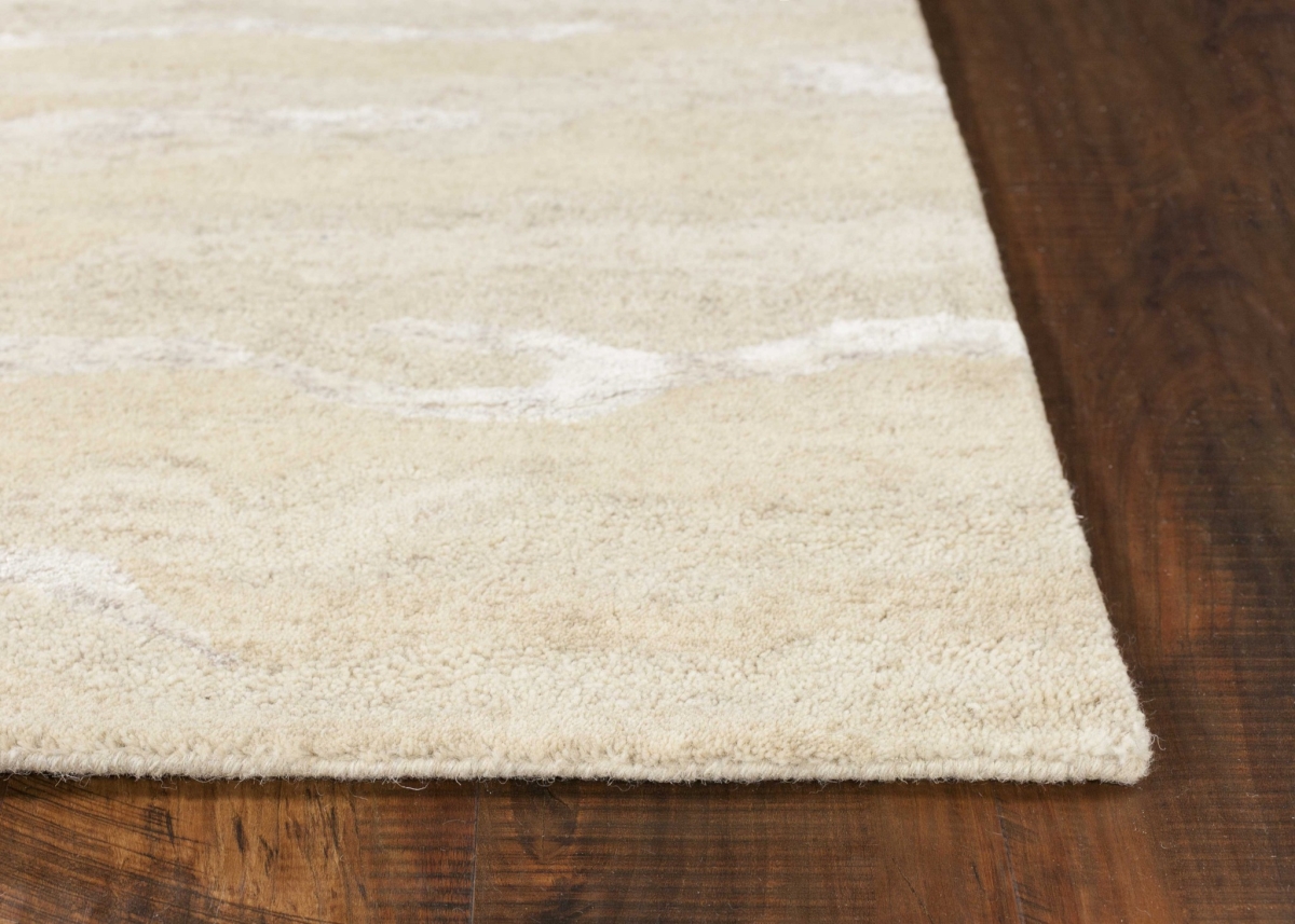 39 x 63 in. Ivory Wool or Viscose Rug