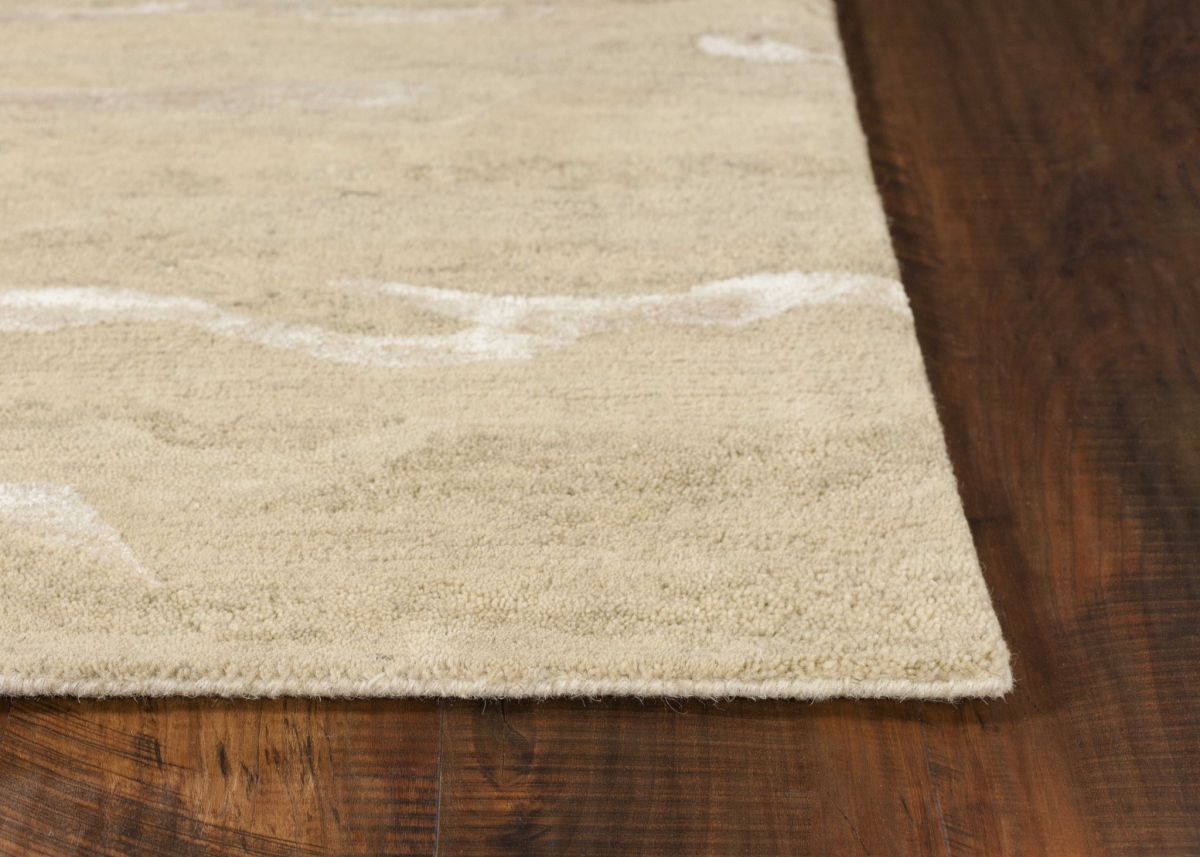 60 x 84 in. Beige Wool or Viscose Rug