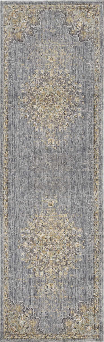 63 x 91 in. Slate Grey Wool Rug