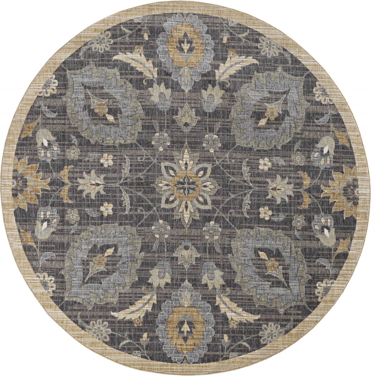 375288 108 x 156 in. Taupe Wool Rug