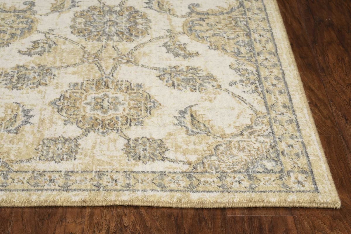 27 x 39 in. Ivory, Sand Wool Rug