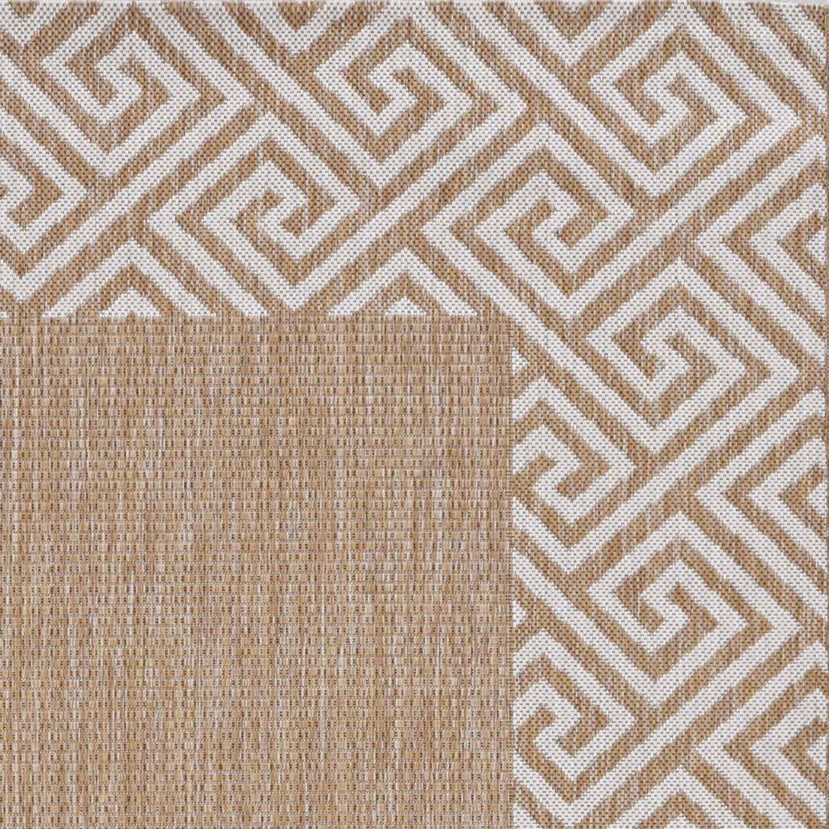 63 x 91 in. Natural Polypropylene Rug