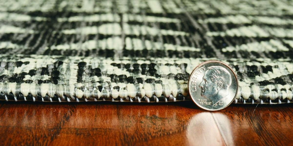 39 x 59 in. Charcoal Polypropylene Rug