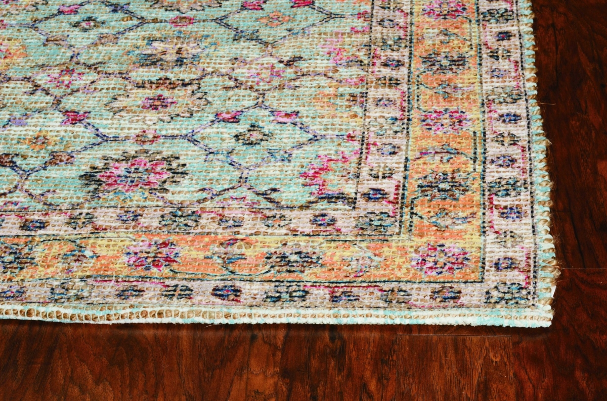 27 x 45 in. Spa Jute & Polyester Rug