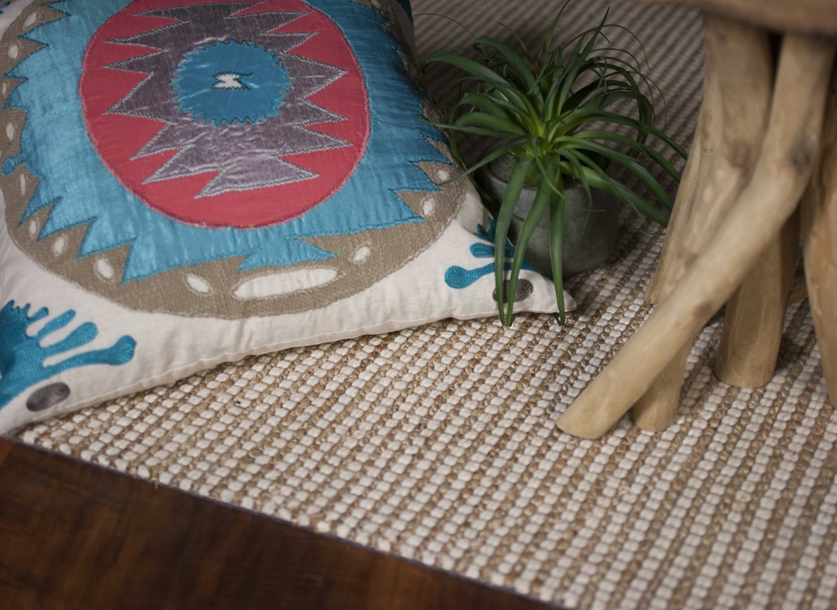 60 x 84 in. Ivory Wool or Jute Rug